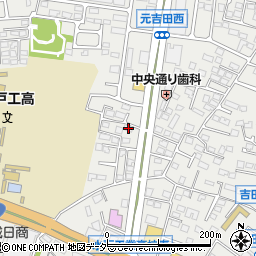 茨城県水戸市元吉田町1250-2周辺の地図