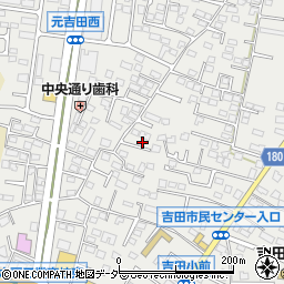 茨城県水戸市元吉田町1336-9周辺の地図