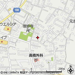 茨城県水戸市元吉田町1995-8周辺の地図