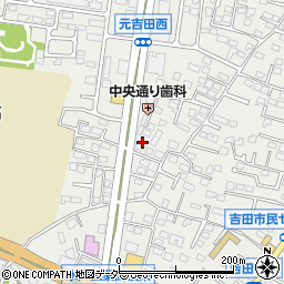 茨城県水戸市元吉田町1234-18周辺の地図