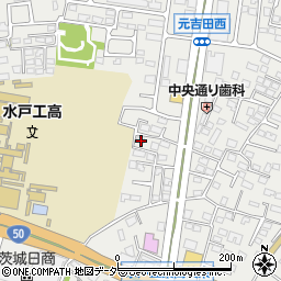 茨城県水戸市元吉田町1250-9周辺の地図