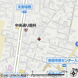 茨城県水戸市元吉田町1334-14周辺の地図