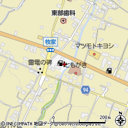 長野県東御市牧家周辺の地図