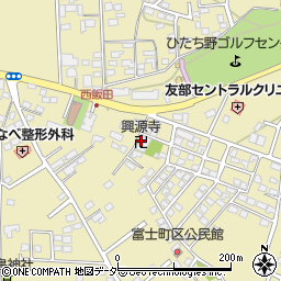 興源寺周辺の地図