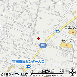 茨城県水戸市元吉田町1396-1周辺の地図