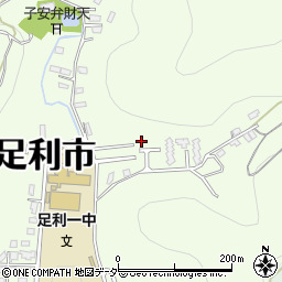栃木県足利市西宮町3636周辺の地図
