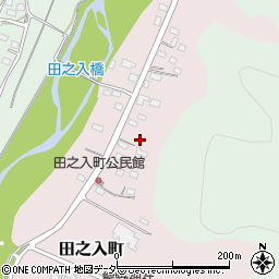 栃木県佐野市田之入町周辺の地図