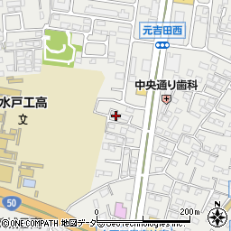 茨城県水戸市元吉田町1250-13周辺の地図