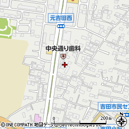 茨城県水戸市元吉田町1234-13周辺の地図