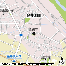 金渕寺周辺の地図
