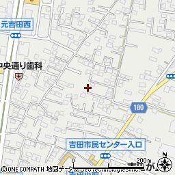 茨城県水戸市元吉田町1354-1周辺の地図