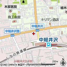 八十二銀行中軽井沢支店 ＡＴＭ周辺の地図