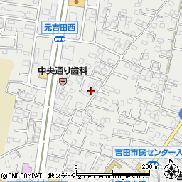 茨城県水戸市元吉田町1243-5周辺の地図