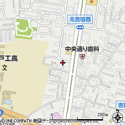 茨城県水戸市元吉田町1250-8周辺の地図