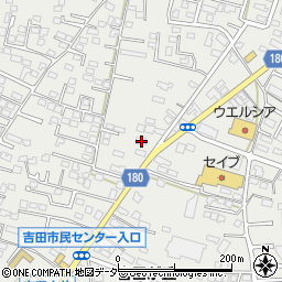 茨城県水戸市元吉田町1393周辺の地図