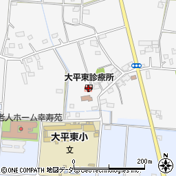 大平東診療所周辺の地図