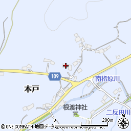 茨城県笠間市本戸5718周辺の地図
