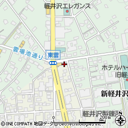 長野県北佐久郡軽井沢町軽井沢東23-13周辺の地図