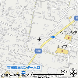 茨城県水戸市元吉田町1394-1周辺の地図