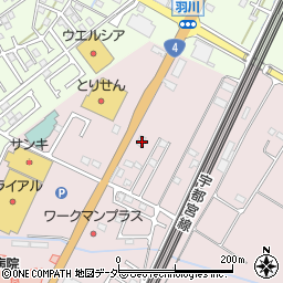 栃木県小山市喜沢644周辺の地図