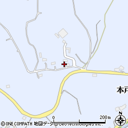 茨城県笠間市本戸4151周辺の地図