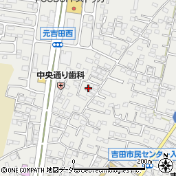 茨城県水戸市元吉田町1243-3周辺の地図
