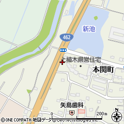 群馬県伊勢崎市本関町1204周辺の地図