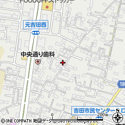 茨城県水戸市元吉田町1243-2周辺の地図