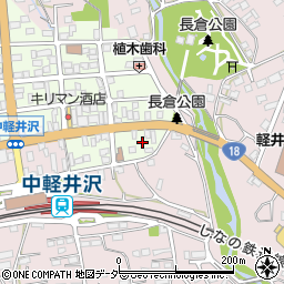 長野県北佐久郡軽井沢町中軽井沢2周辺の地図