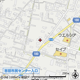 茨城県水戸市元吉田町1391-2周辺の地図