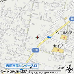 茨城県水戸市元吉田町1388-1周辺の地図