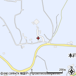 茨城県笠間市本戸4151-3周辺の地図