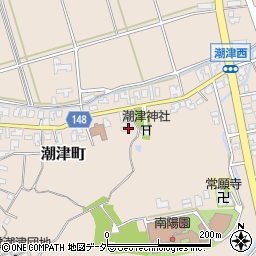 石川県加賀市潮津町（ユ）周辺の地図
