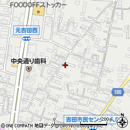 茨城県水戸市元吉田町1338-9周辺の地図
