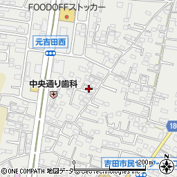茨城県水戸市元吉田町1242周辺の地図