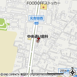 茨城県水戸市元吉田町1234-2周辺の地図
