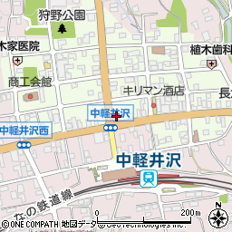 長野県北佐久郡軽井沢町中軽井沢5-1周辺の地図