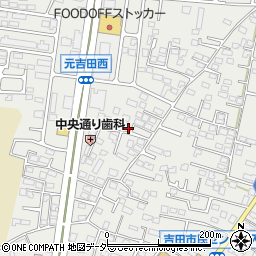 茨城県水戸市元吉田町1236-3周辺の地図
