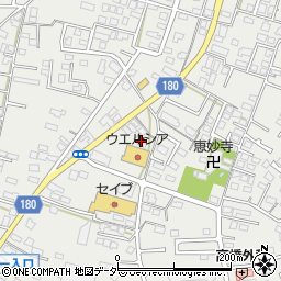 茨城県水戸市元吉田町1572-1周辺の地図