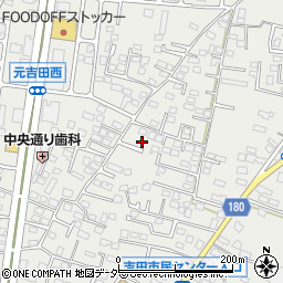 茨城県水戸市元吉田町1342-1周辺の地図