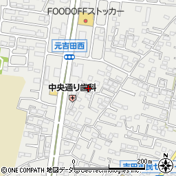 茨城県水戸市元吉田町1236-7周辺の地図