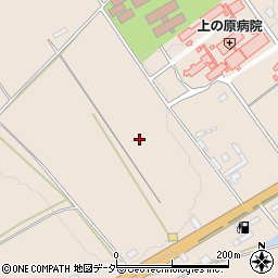 茨城県桜川市上野原地新田周辺の地図