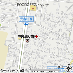 茨城県水戸市元吉田町1236-4周辺の地図
