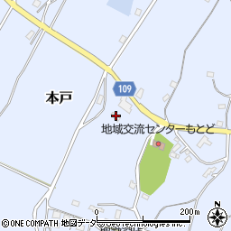 茨城県笠間市本戸2454周辺の地図