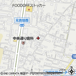 茨城県水戸市元吉田町1241-5周辺の地図