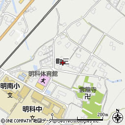 長野県安曇野市明科中川手町三周辺の地図