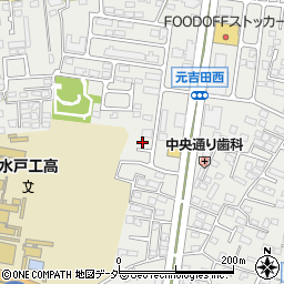 茨城県水戸市元吉田町1232周辺の地図