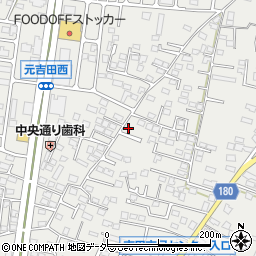 茨城県水戸市元吉田町1338-2周辺の地図