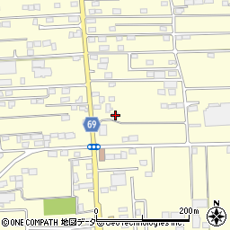 群馬県太田市大原町129-1周辺の地図