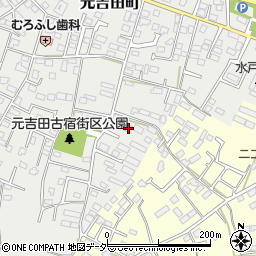 茨城県水戸市元吉田町2111-4周辺の地図